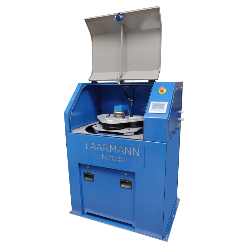 LM2000 with 3 bowl adapter plate LAARMANN LM2000 Pulveriser Ring Mill fitted with a 3 bowl adapter plate