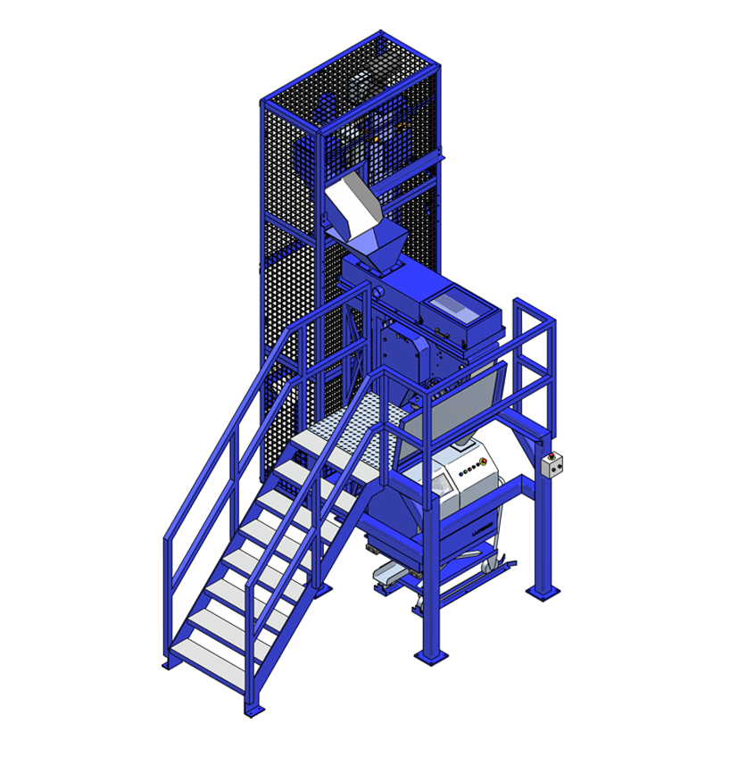 sampling-installation-with-crusher-and-lifting-device